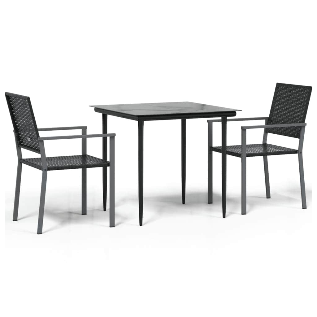 Versatile 3 Piece Garden Dining Set Daily Living Essential Summer