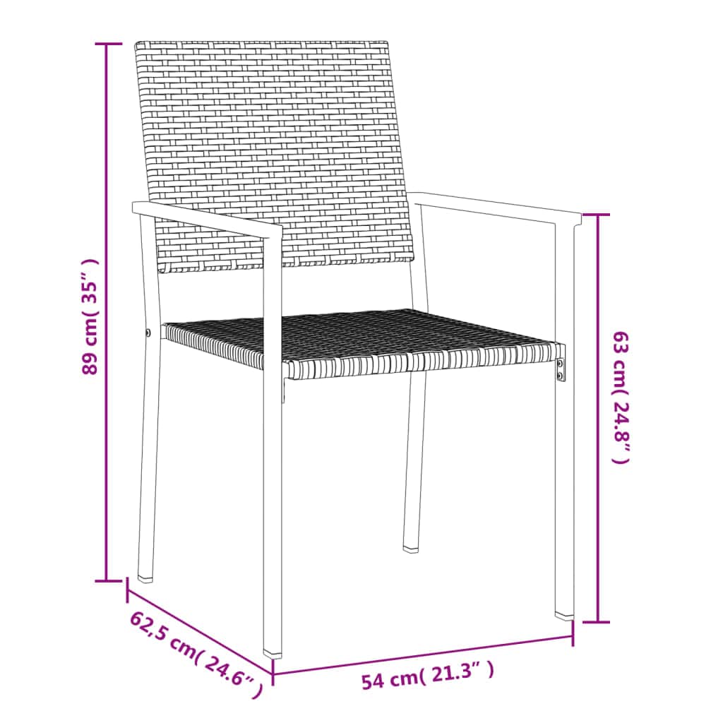 Versatile 3 Piece Garden Dining Set Daily Living Essential Summer