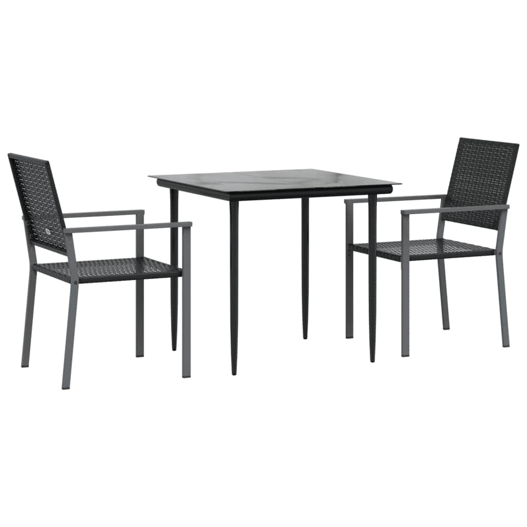Versatile 3 Piece Garden Dining Set Daily Living Essential Summer