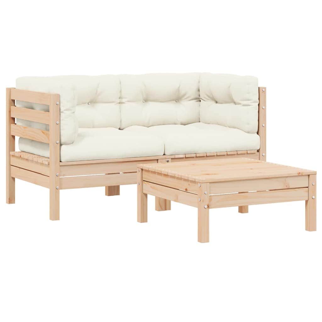 Versatile 3 Piece Garden Lounge Set Daily Living Essential Boho