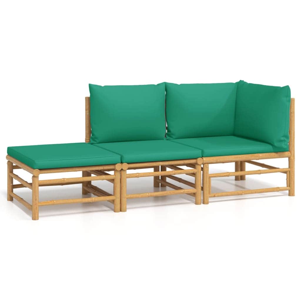 Versatile 3 Piece Garden Lounge Set Relaxing Seating Outdoor Living