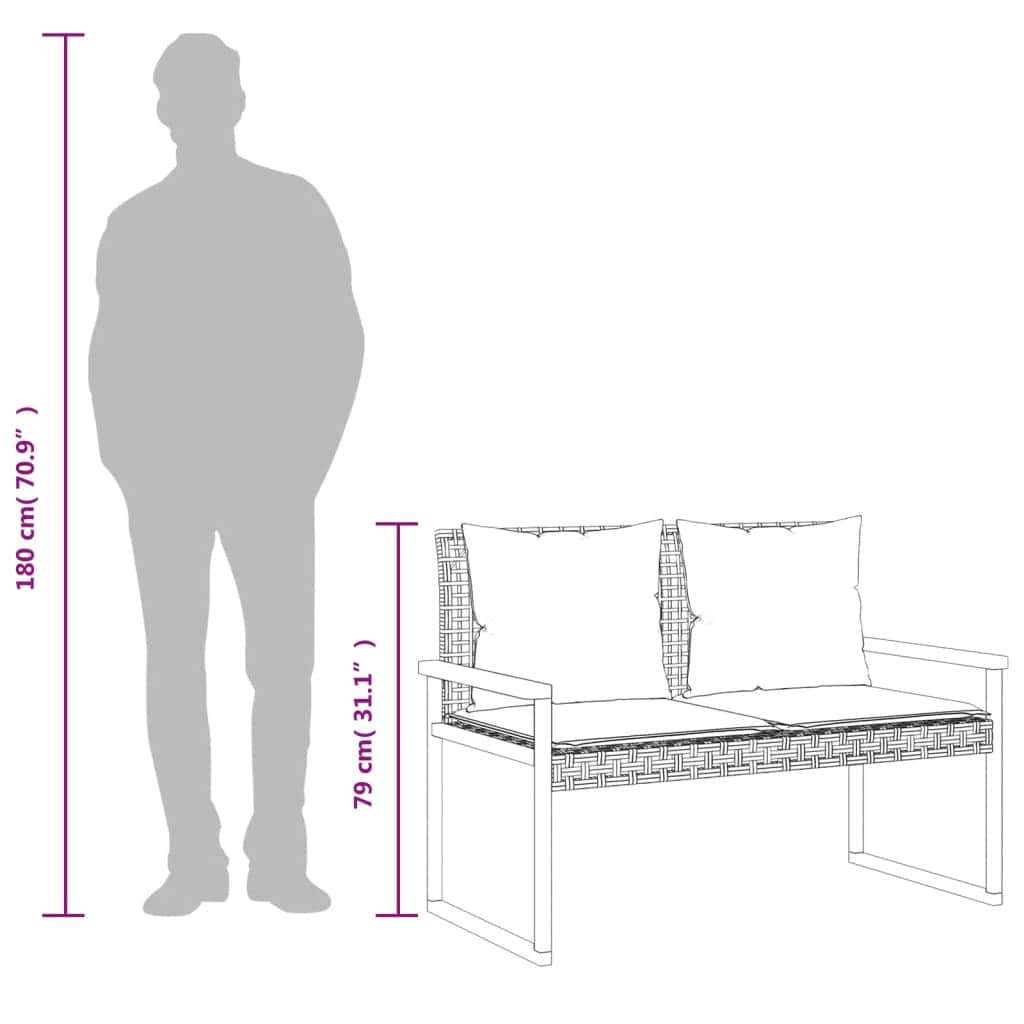 Versatile 4 Piece Garden Lounge Set Daily Living Essential Essentials