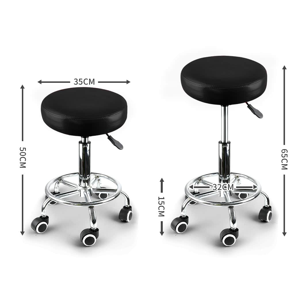 Versatile 4x Swivel Salon Barstool Hairdressing  Easy Assembly