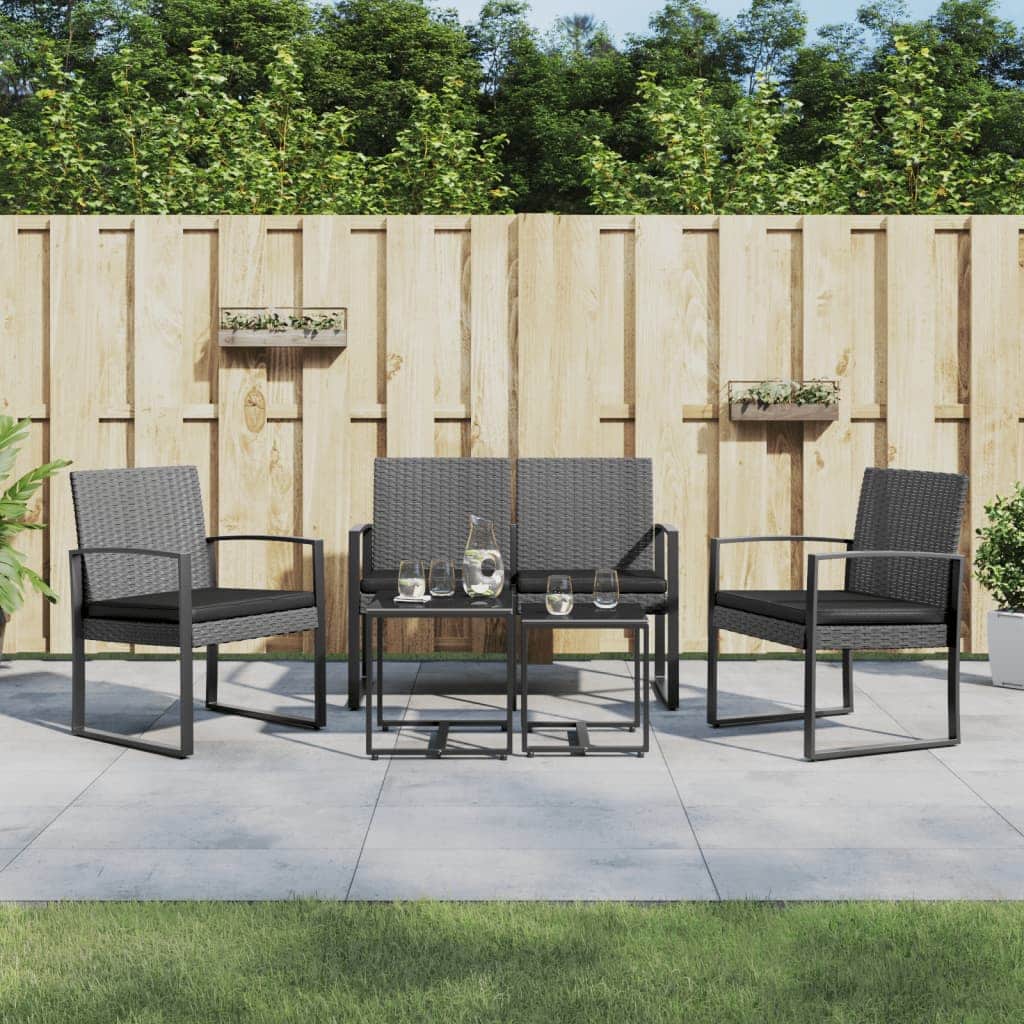 Versatile 5 piece Garden Dining Set Patio Setup Modern Living