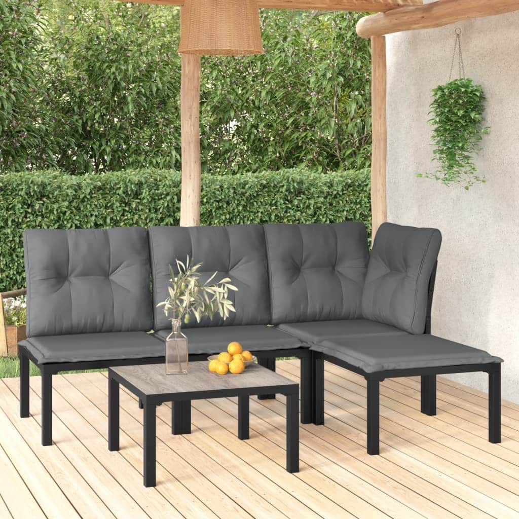 Versatile 5 Piece Garden Lounge Set Home Decor Accent Modern Living