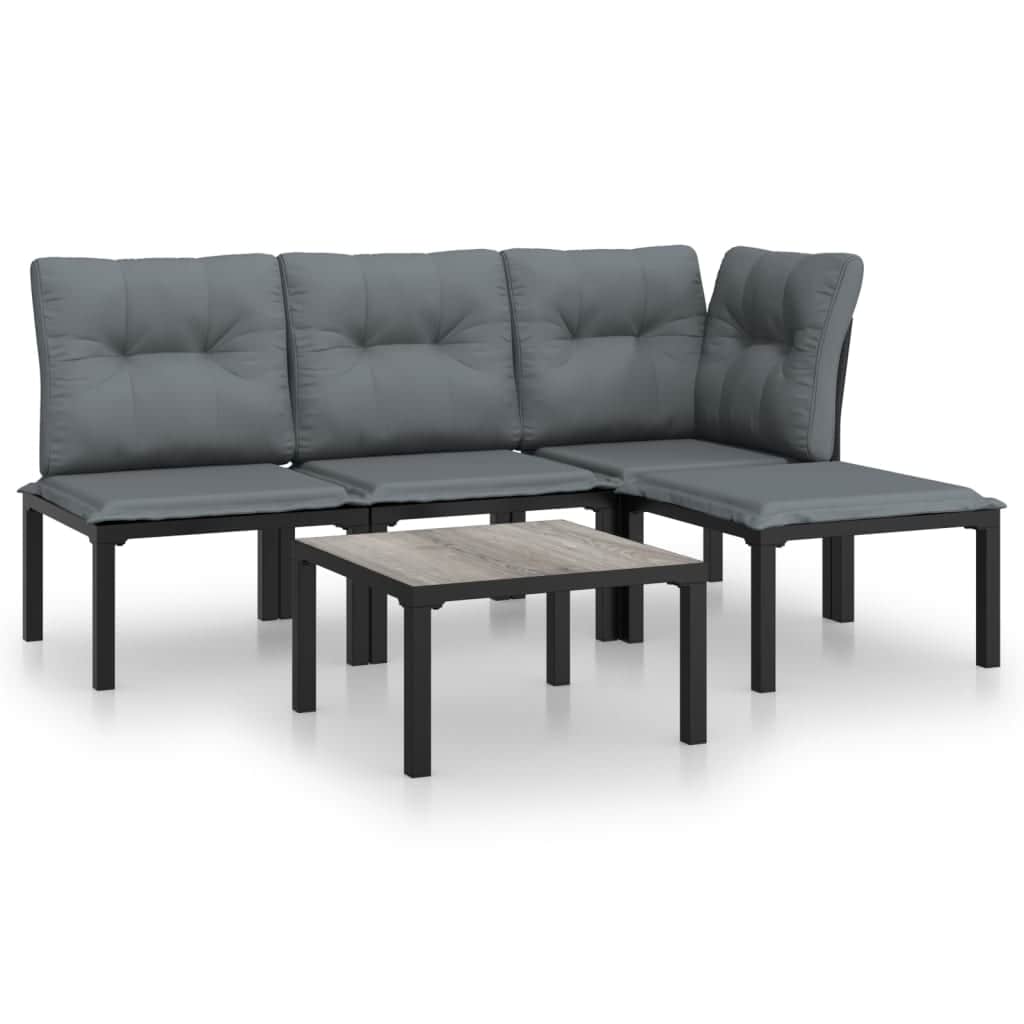 Versatile 5 Piece Garden Lounge Set Home Decor Accent Modern Living