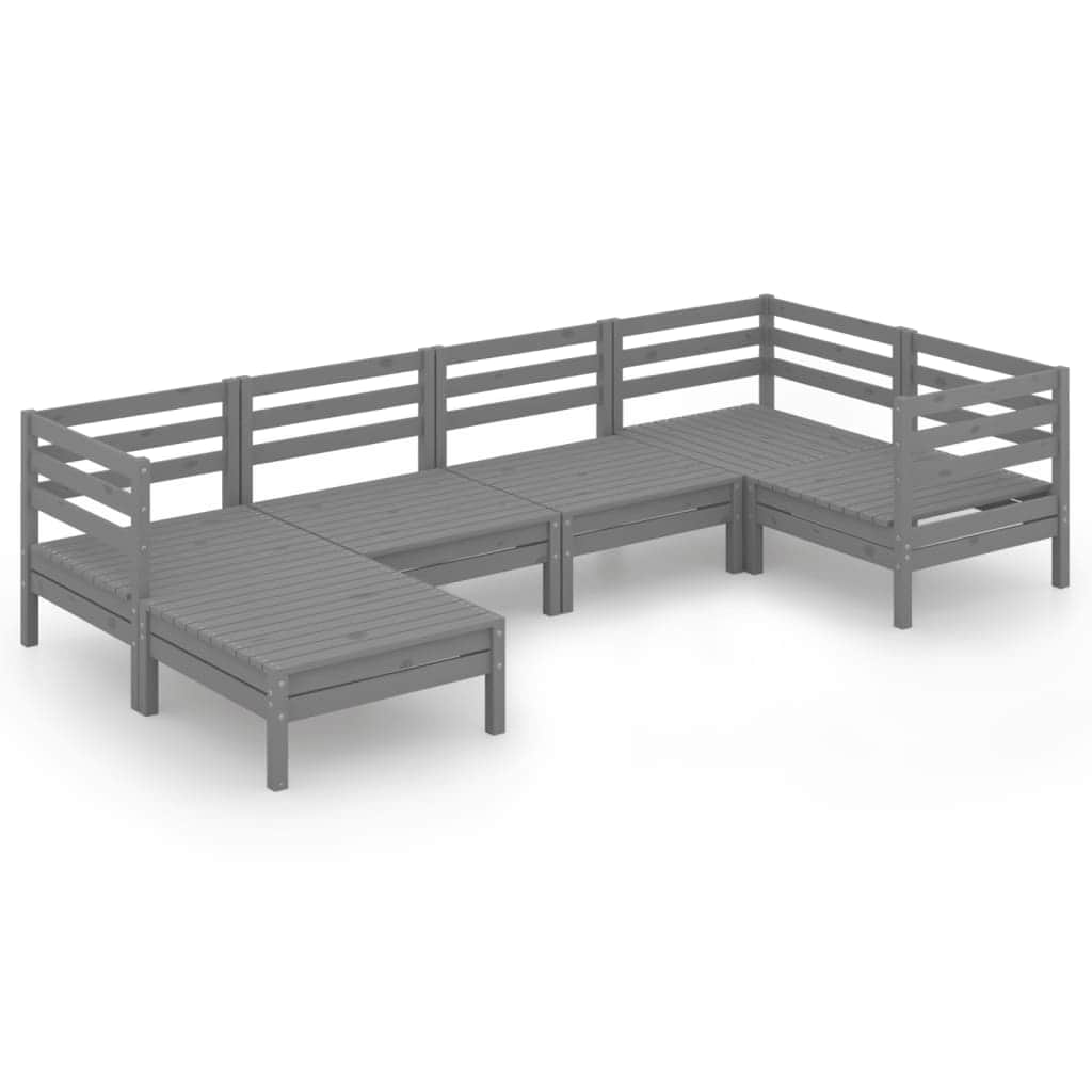 Versatile 6 Piece Garden Lounge Set Indoor Outdoor Use Patio Relax