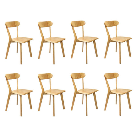 Versatile 8x Dining Chairs Wooden Kitchen Chair  Durable Frame
