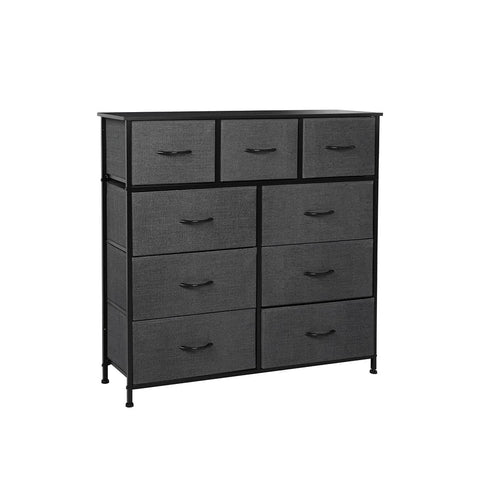 Versatile 9 Chest of Drawers Storage Cabinet  Foldable Function