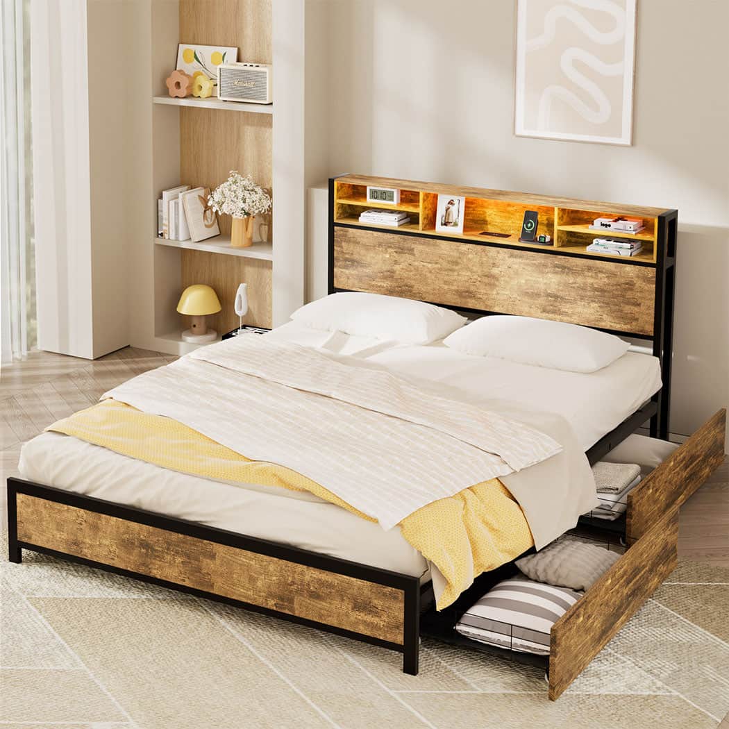 Versatile bed frame double  Durable Frame Classic Durable Compact