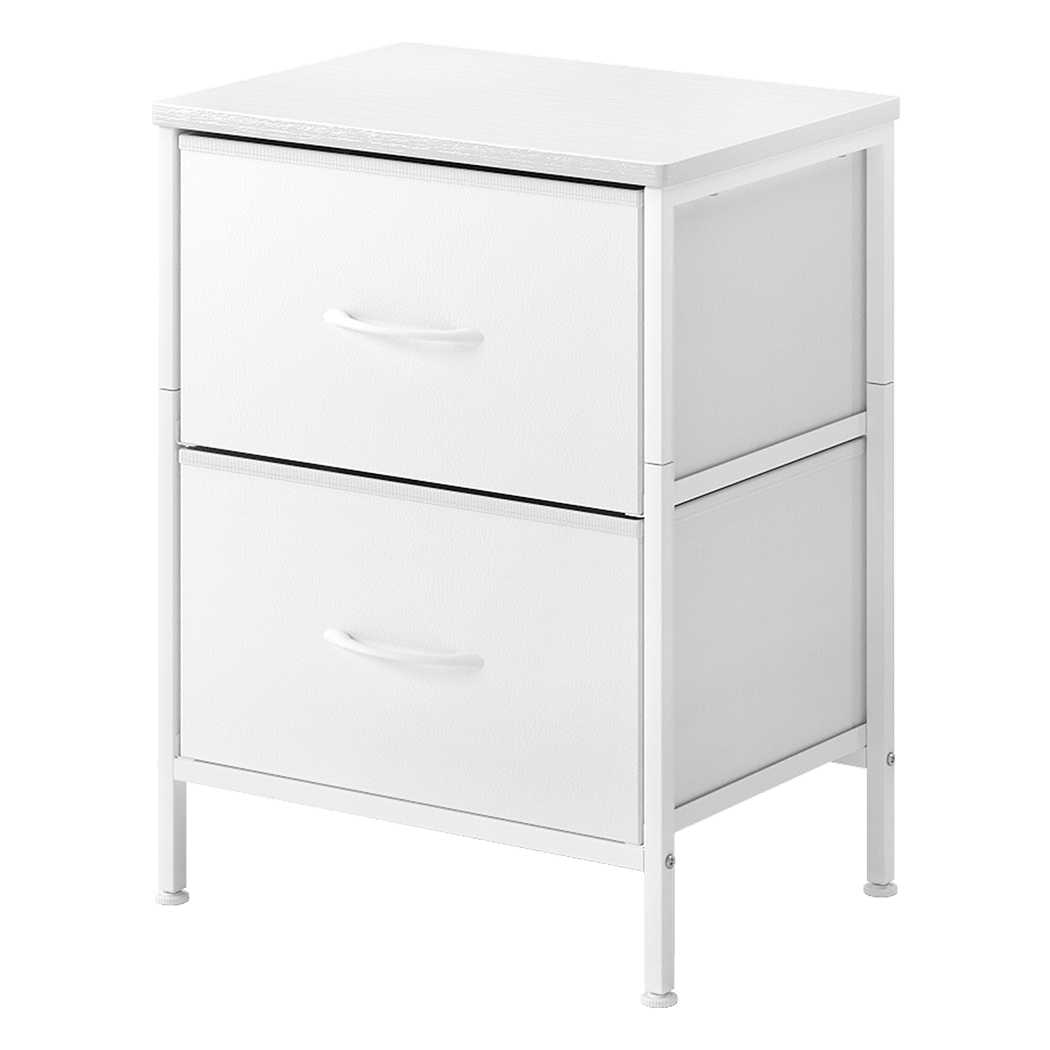 Versatile Bedside Table Storage Nightstand Bedroom Storage  Sleek