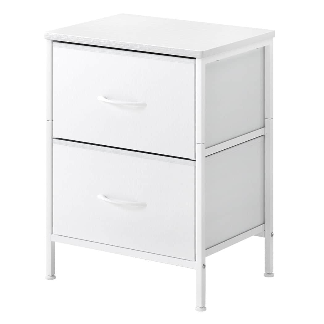 Versatile Bedside Table Storage Nightstand Bedroom Storage  Sleek