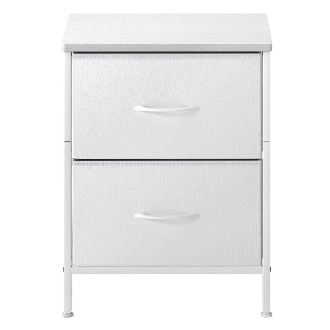 Versatile Bedside Table Storage Nightstand Bedroom Storage  Sleek