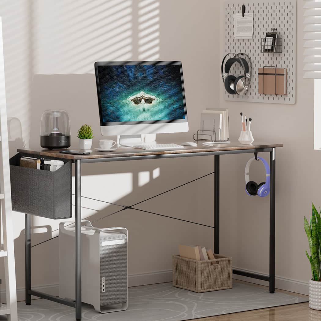 Versatile Computer Desk Study Table Storage 140cm  Sleek Modern Look