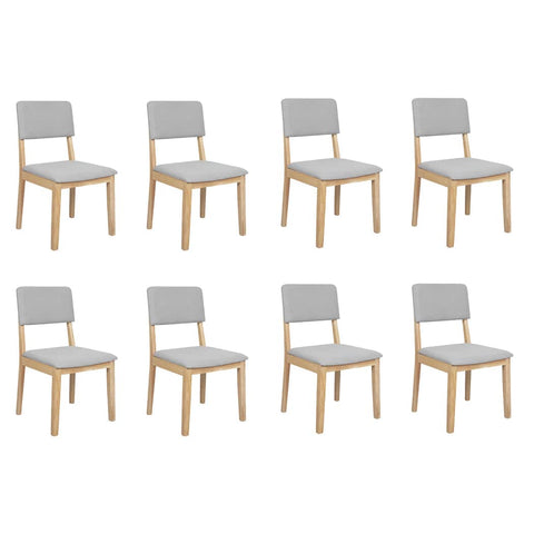 Versatile Dining Chairs 8 Upholstered Kitchen Chair  Easy Assembly