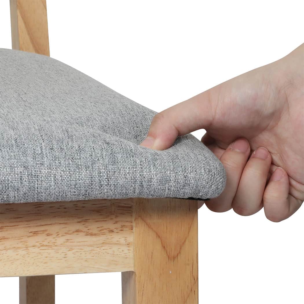 Versatile Dining Chairs 8 Upholstered Kitchen Chair  Easy Assembly