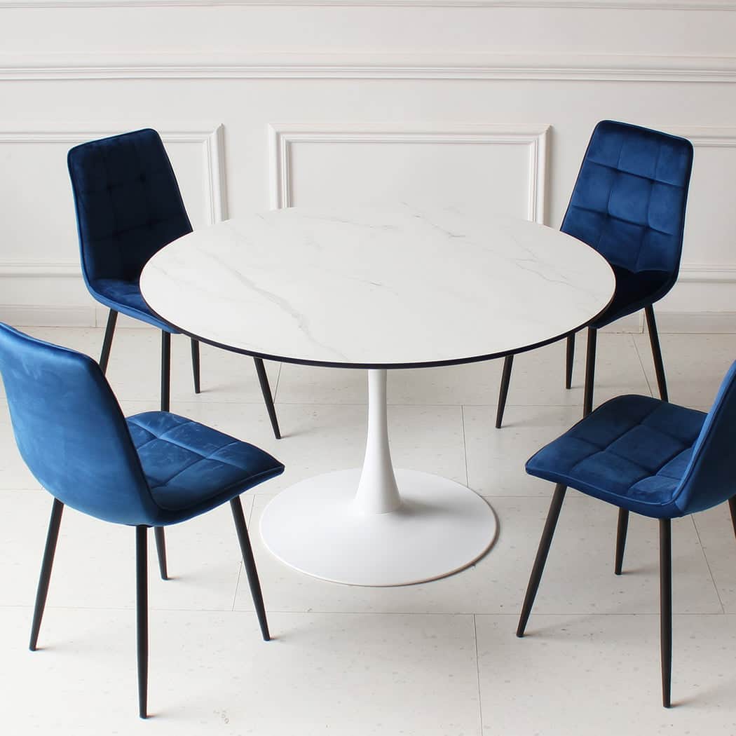 Versatile Dining Table Kitchen 6 Person  Soft Cushion Classic