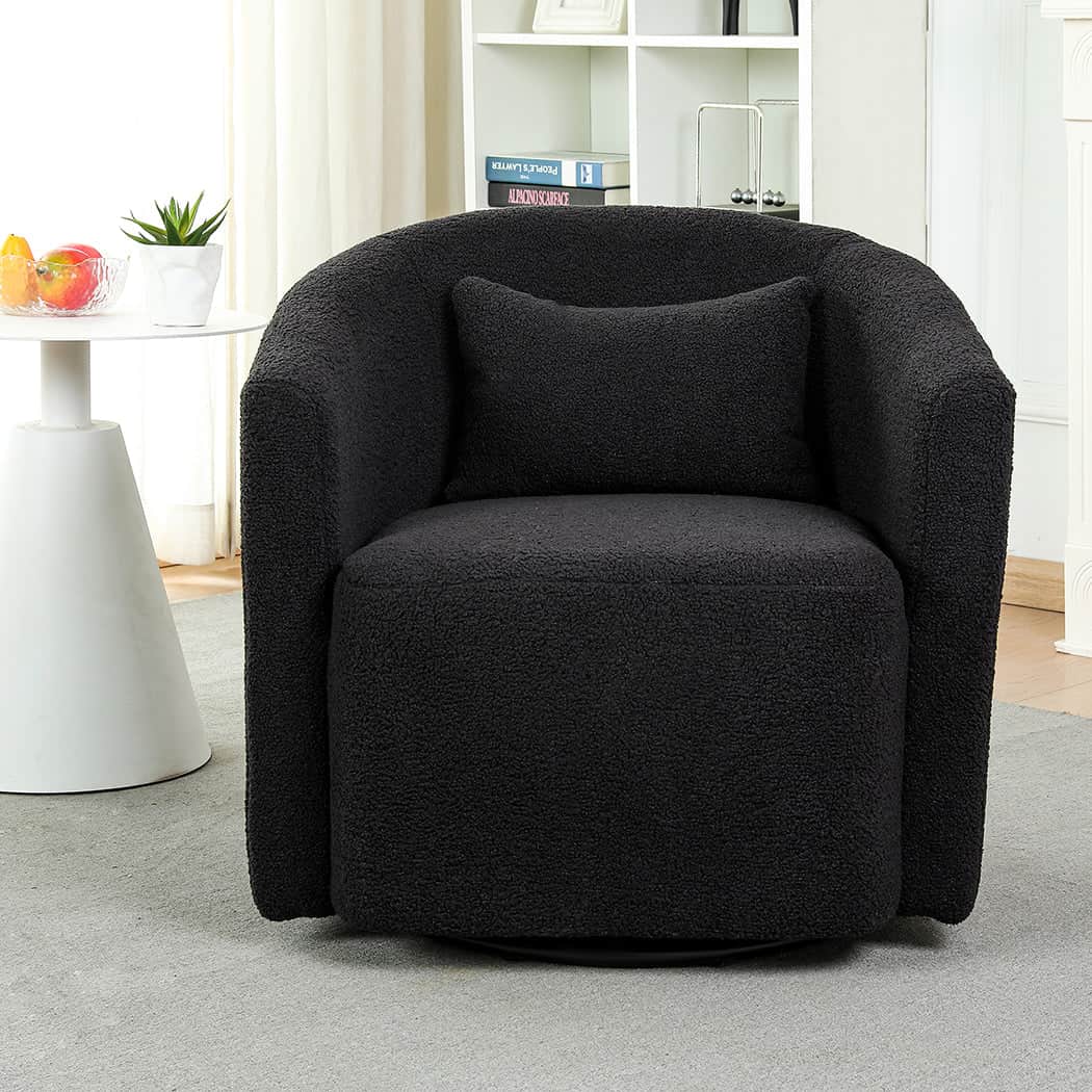Versatile Fleece Rocking Chair  Easy Assembly Classic Durable
