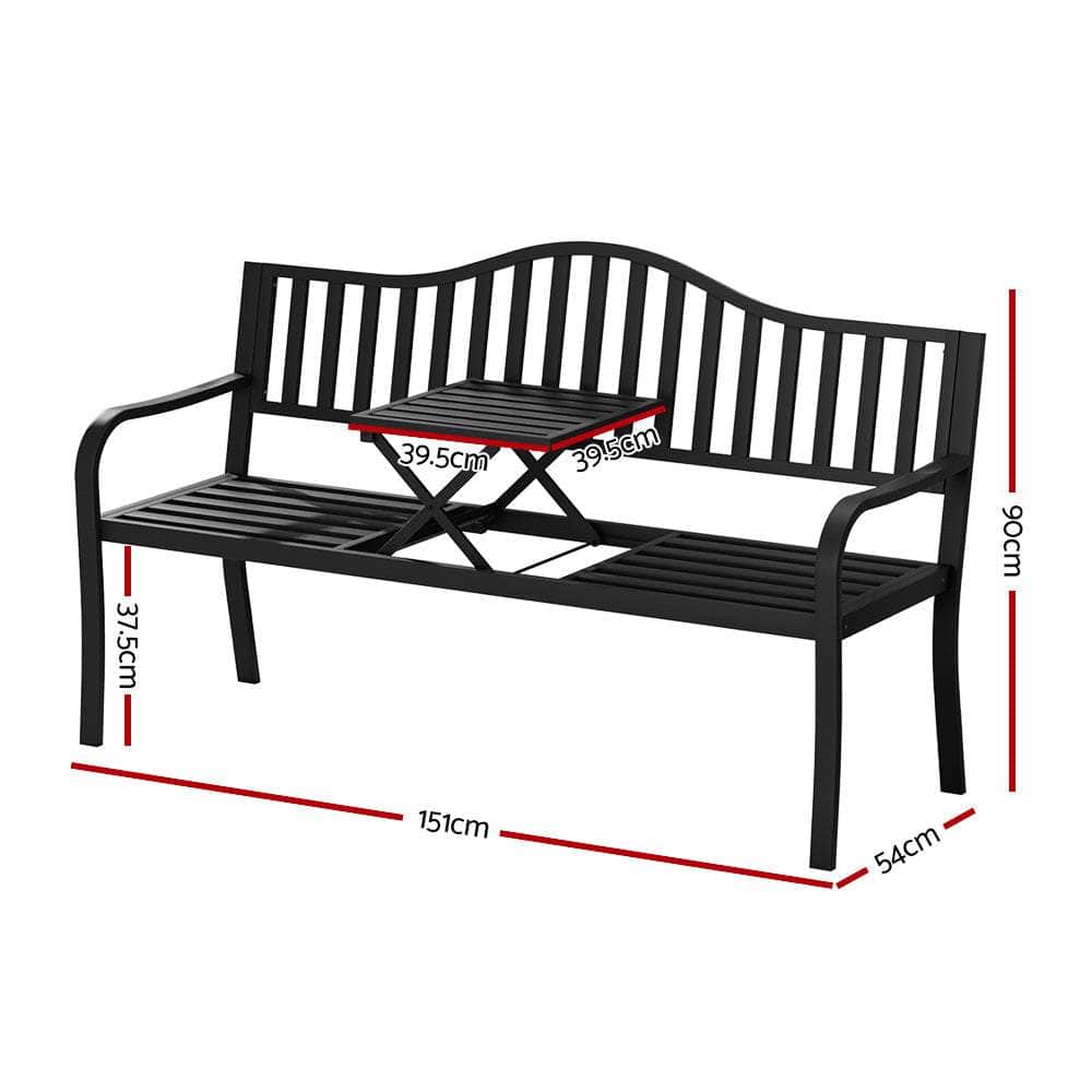 Outdoor Chairs - Versatile Foldable Loveseat Garden Bench