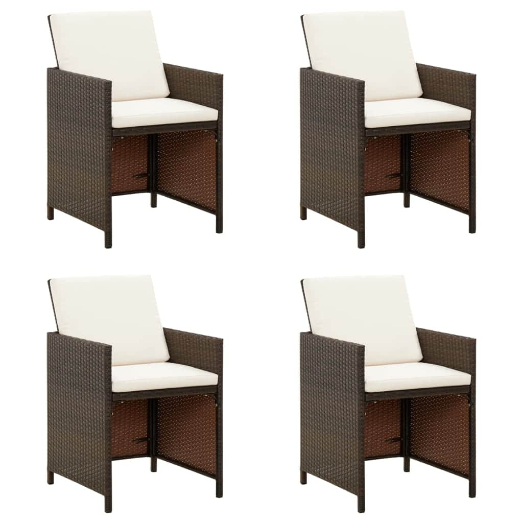Versatile Garden Chairs with Cuhsions 4 Living Space Upgrade Urban Style
