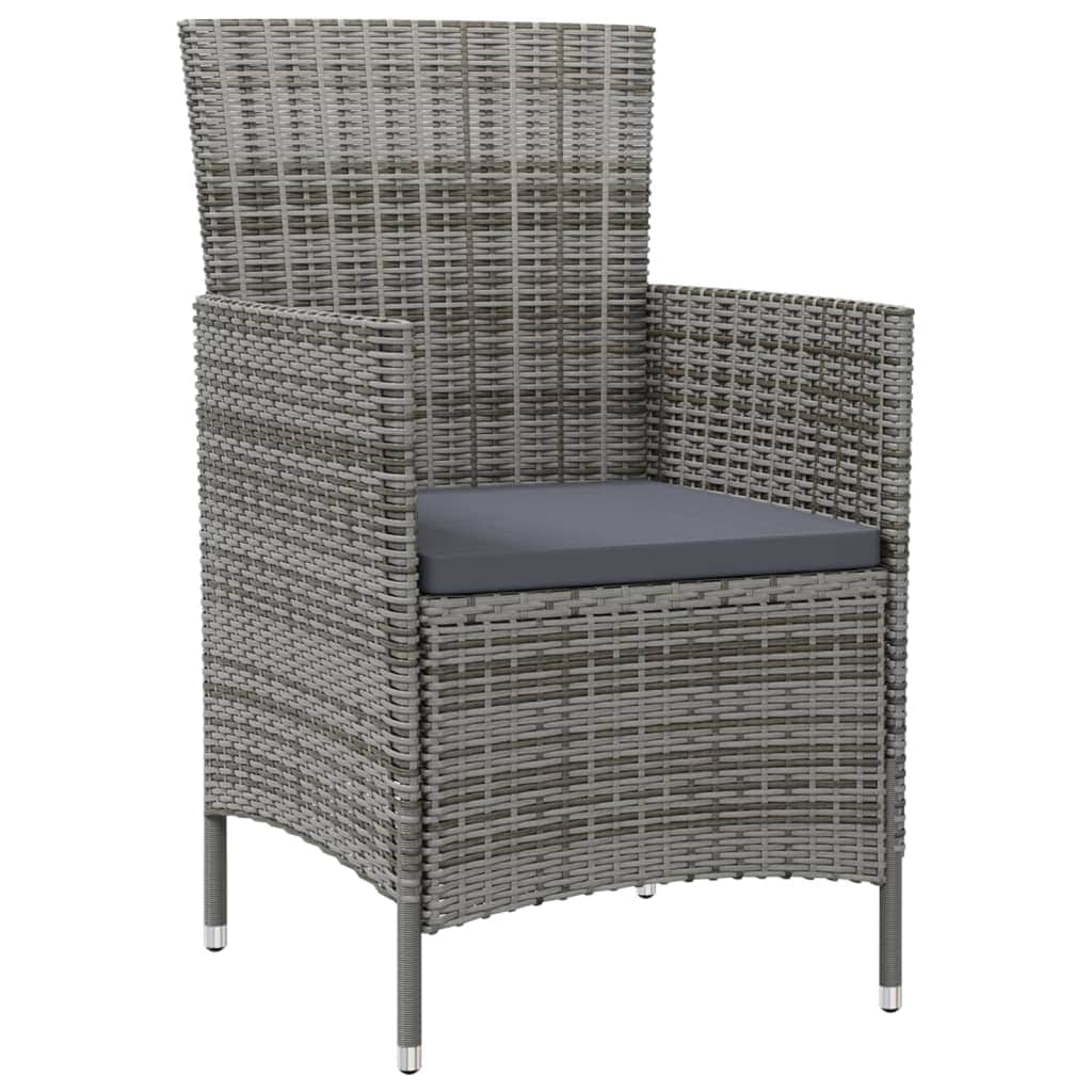 Versatile Garden Chairs with Cushions 2 Relaxing Seating Urban Style