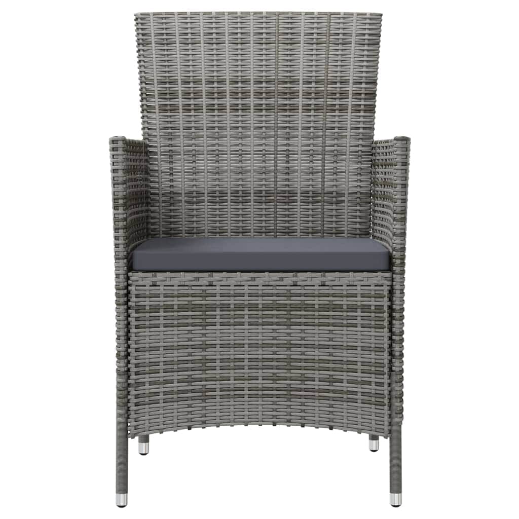 Versatile Garden Chairs with Cushions 2 Relaxing Seating Urban Style