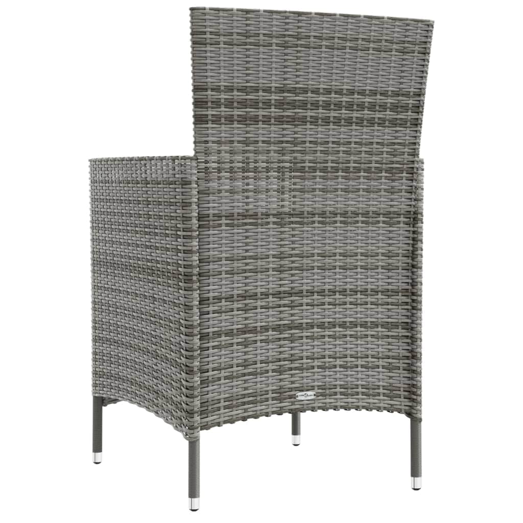 Versatile Garden Chairs with Cushions 2 Relaxing Seating Urban Style