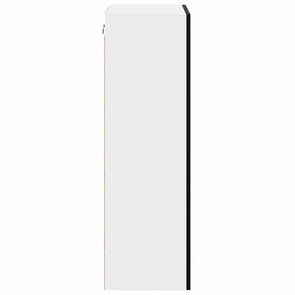 Versatile Hanging Cabinet Riga Black Oak Engineered Wood - Sturdy