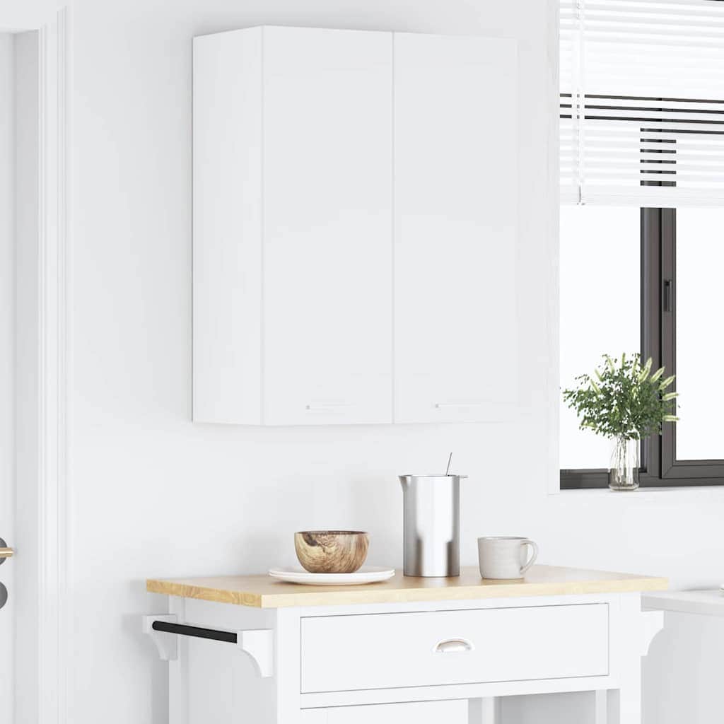 2vty - Versatile Hanging Cabinet Riga White Engineered Wood - Durable