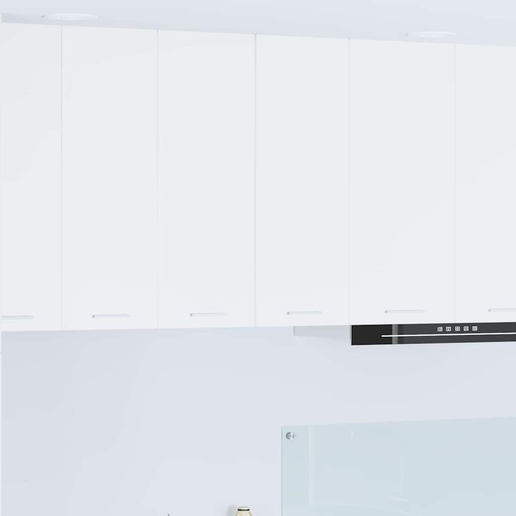 Versatile Hanging Cabinet Riga White Engineered Wood - Durable