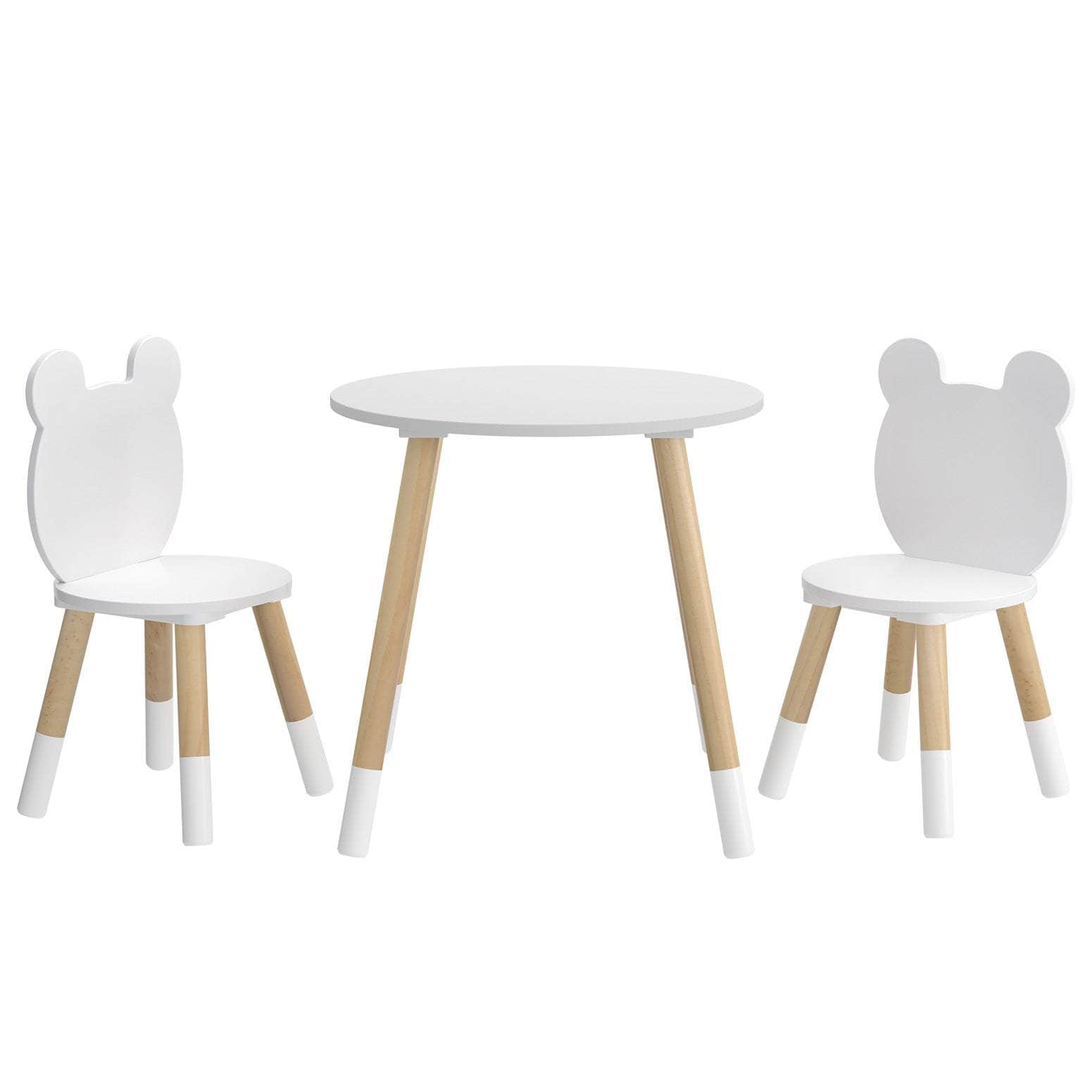 Versatile Kids Table and Chairs Set - 3 Piece