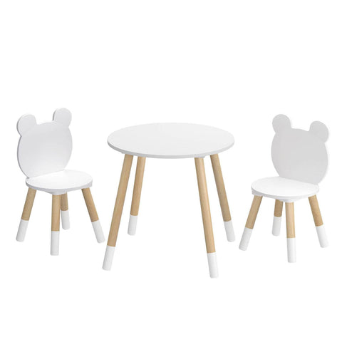 Versatile Kids Table and Chairs Set - 3 Piece