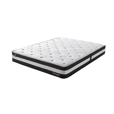 Versatile King Cooling Mattress 5 Zone 25cm  Easy Assembly Classic