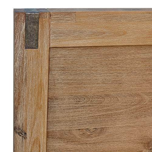 Versatile King Single Bed Frame in Solid Acacia Wood - Oak