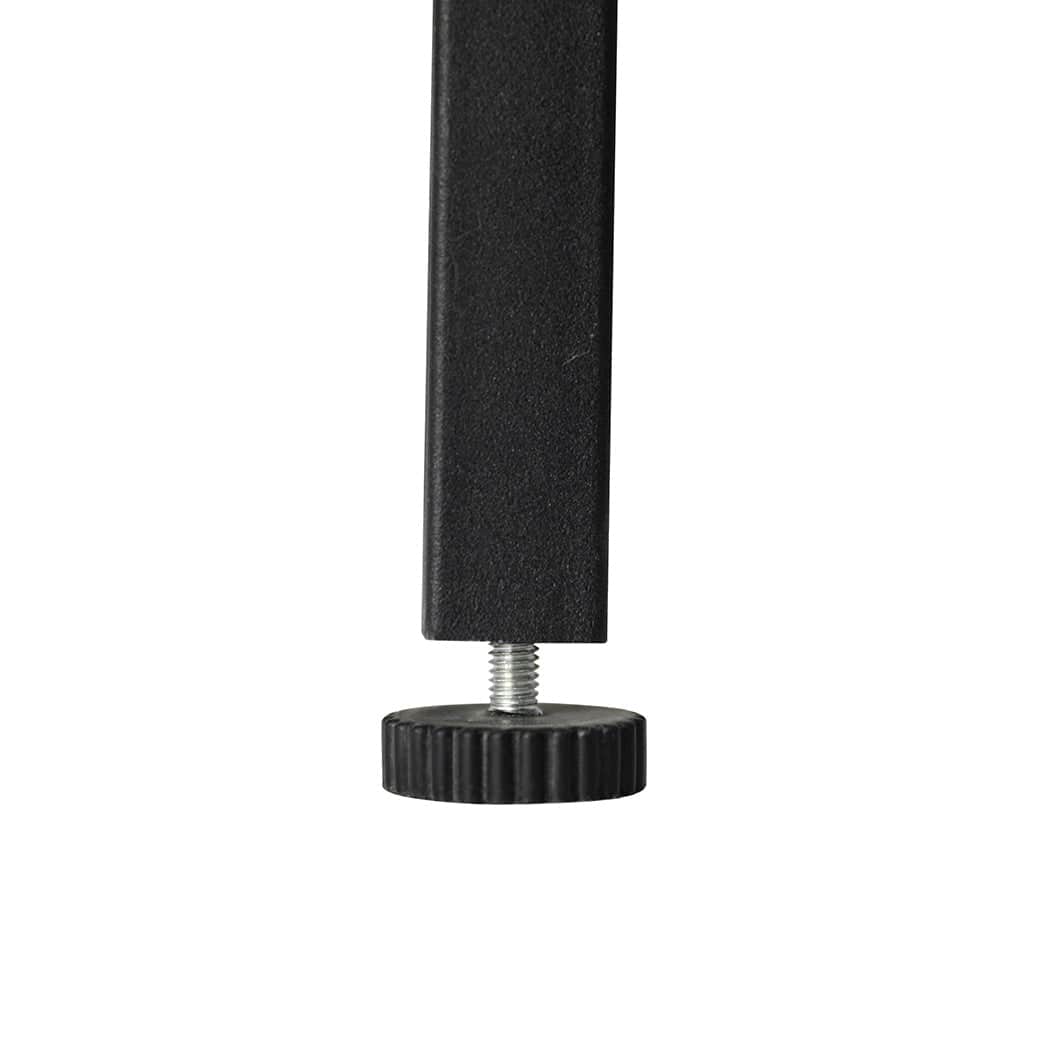 Versatile L Shaped Computer Desk Home Desk Black  Adjustable Height