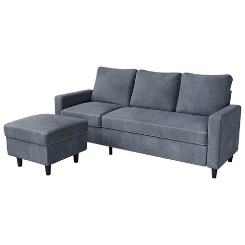 Versatile L-shaped Sectional Sofa Lounge Chaise Set  Multipurpose Use
