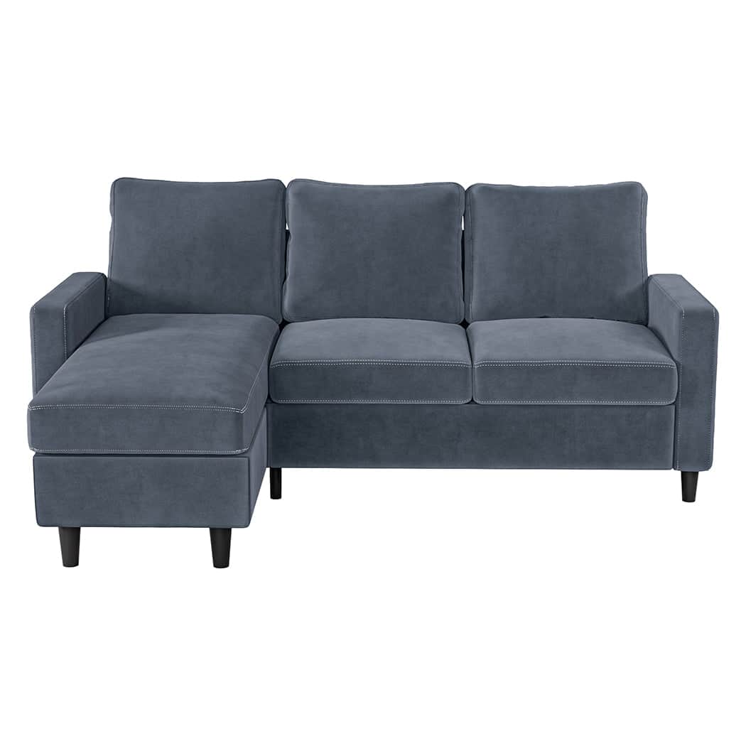 Versatile L-shaped Sectional Sofa Lounge Chaise Set  Multipurpose Use