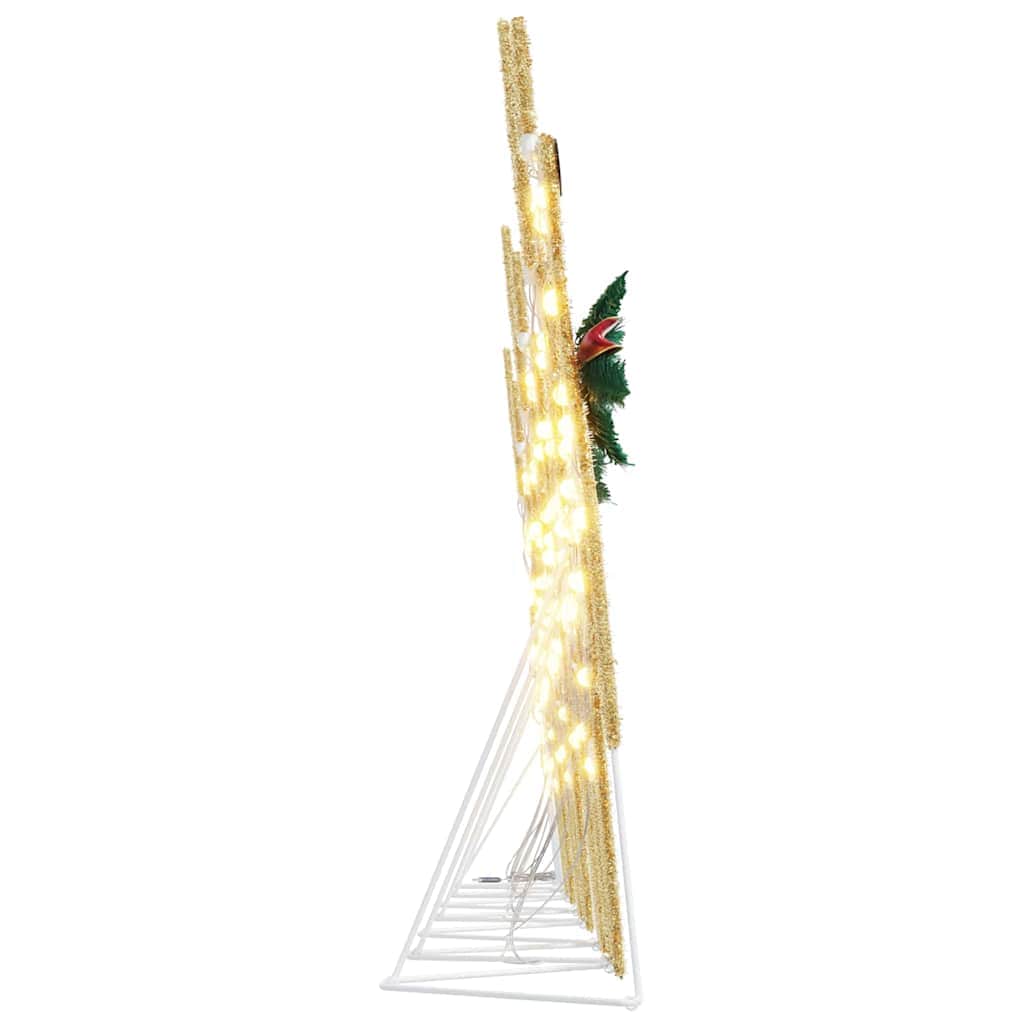 Versatile LED Reindeers 7 pcs Gold Fabric - Sturdy Frame - Stylish | 3vty