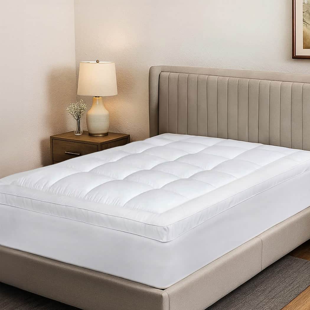 Versatile Mattress Topper Pillowtop Cover Protector Single