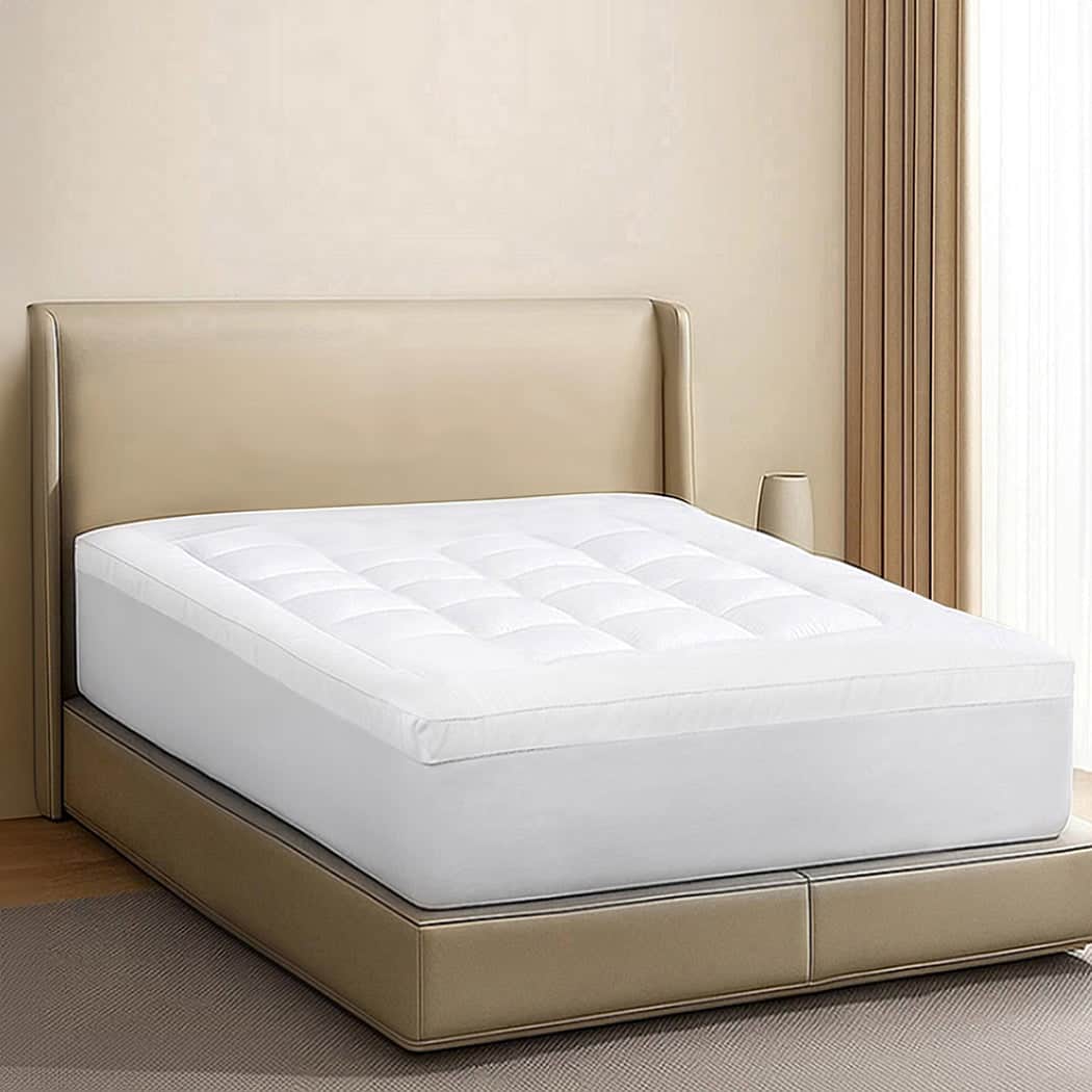 Versatile Mattress Topper Pillowtop Cover Protector Single