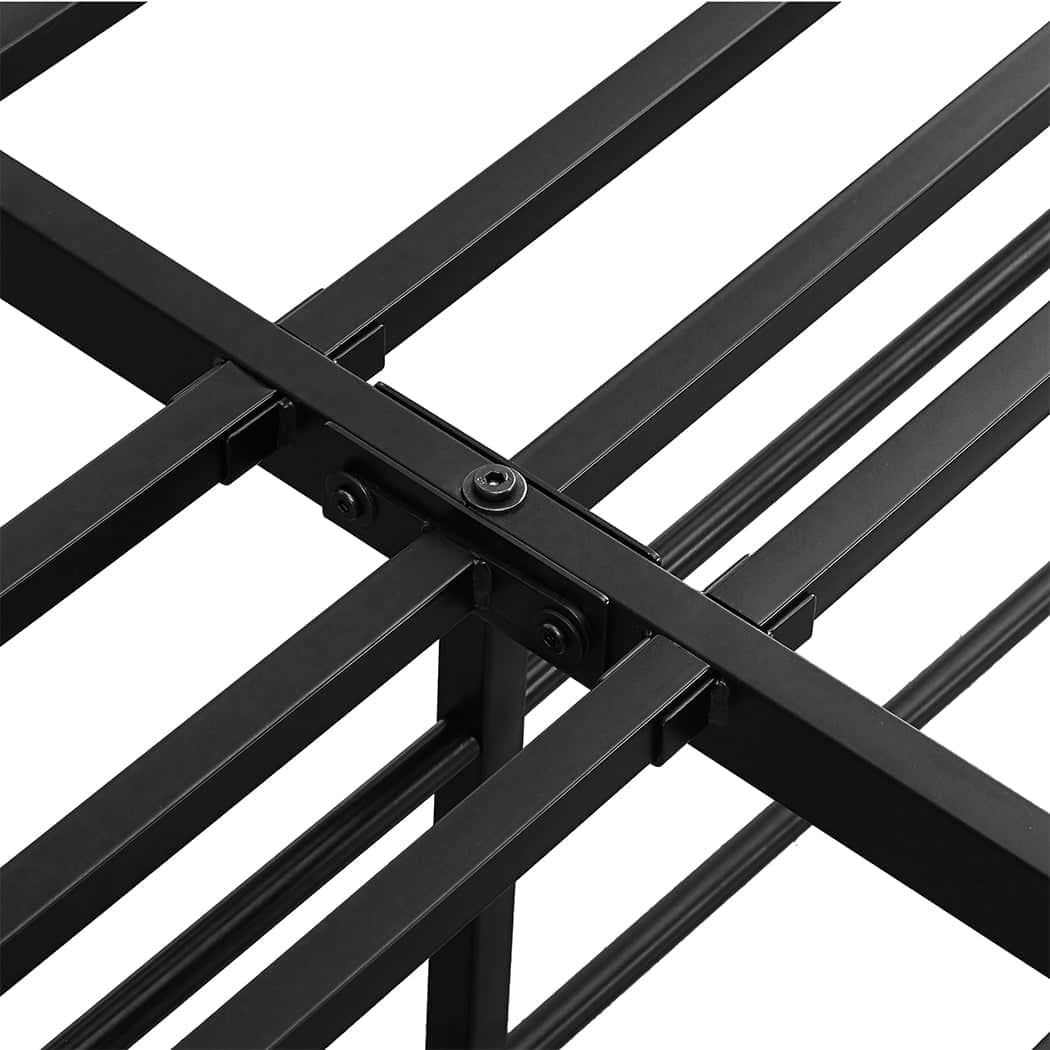 Versatile Metal Bed Frame Heavy Duty Storage Space  Durable Frame