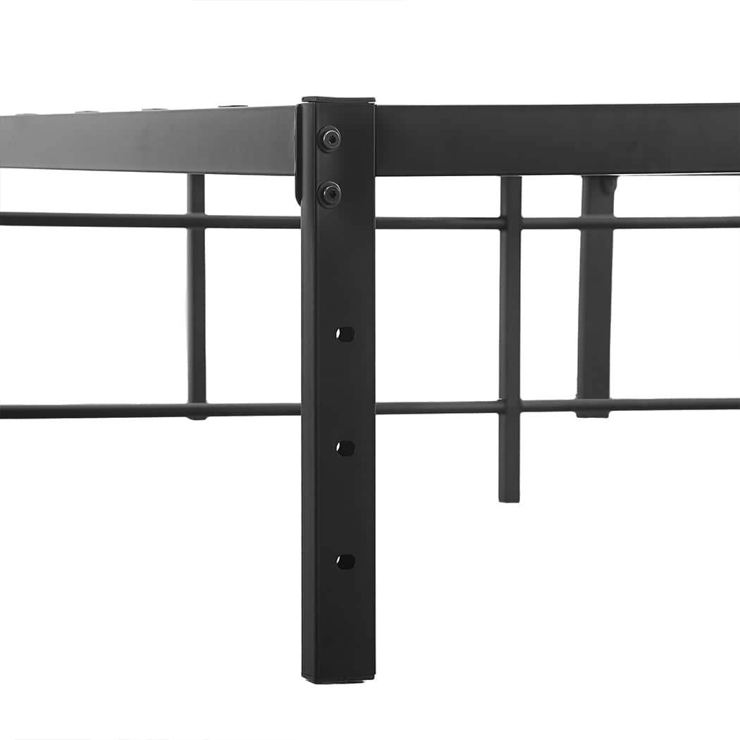 Versatile Metal Bed Frame Heavy Duty Storage Space  Durable Frame