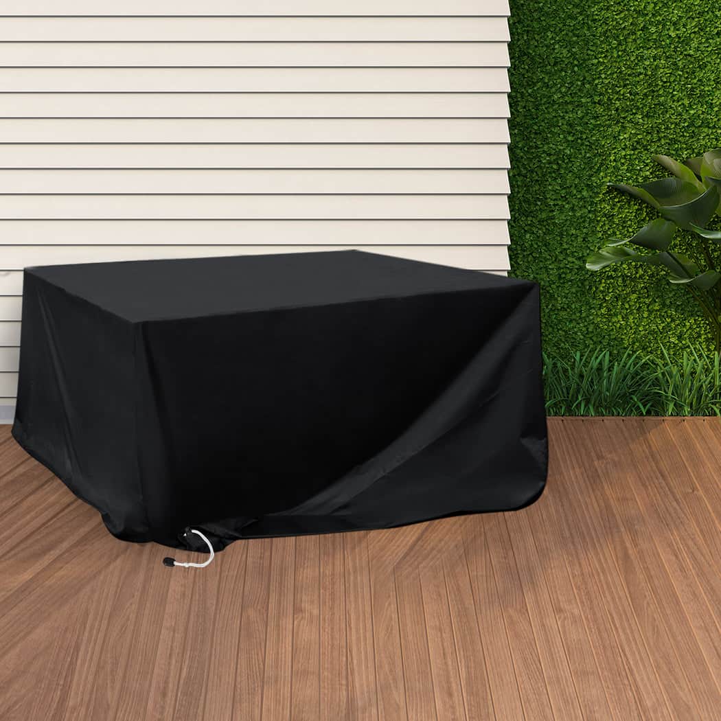 Versatile Outdoor Furniture Cover Garden Black 30cm Extension