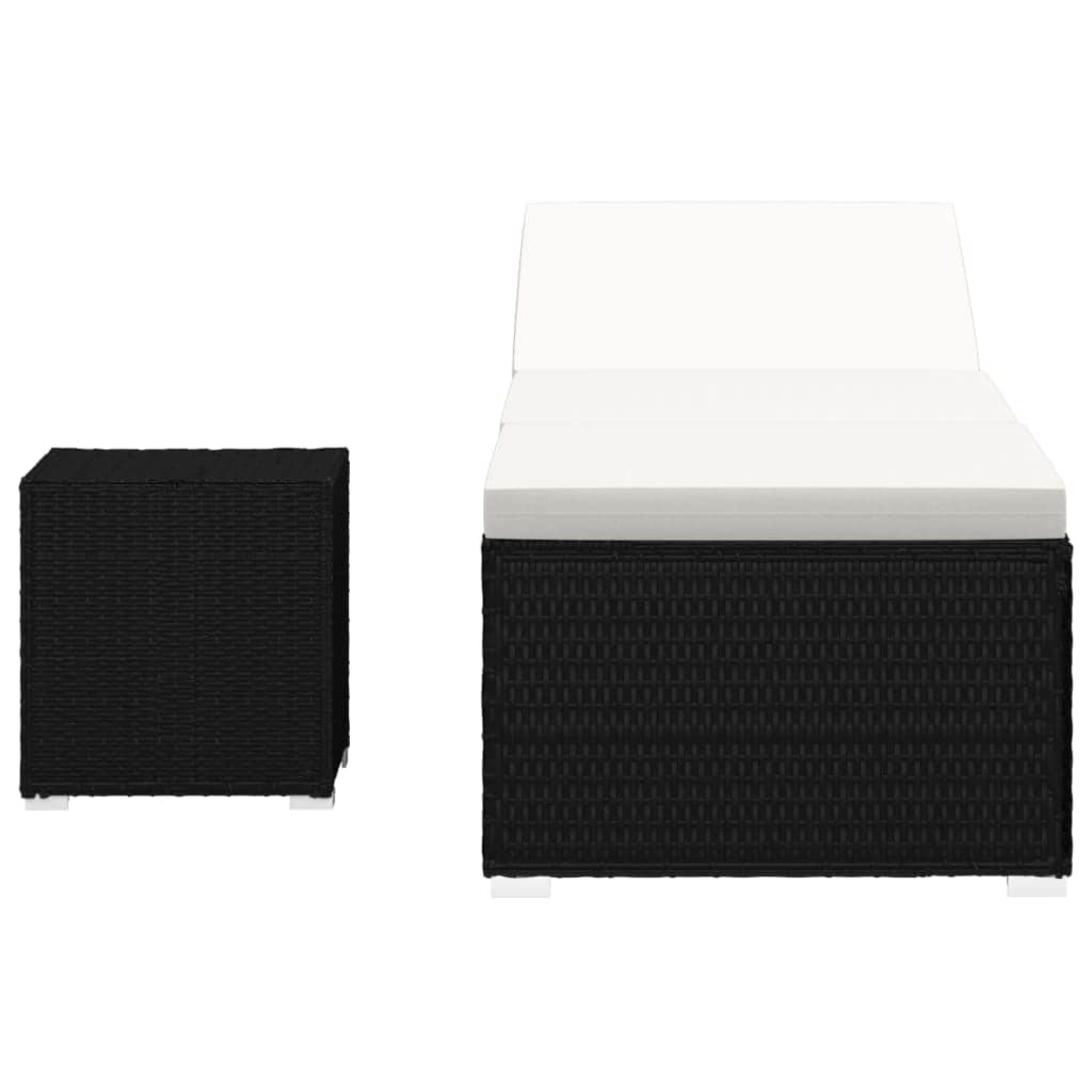 Versatile Sun Lounger with Cushion and Garden Gathering Outdoor Living