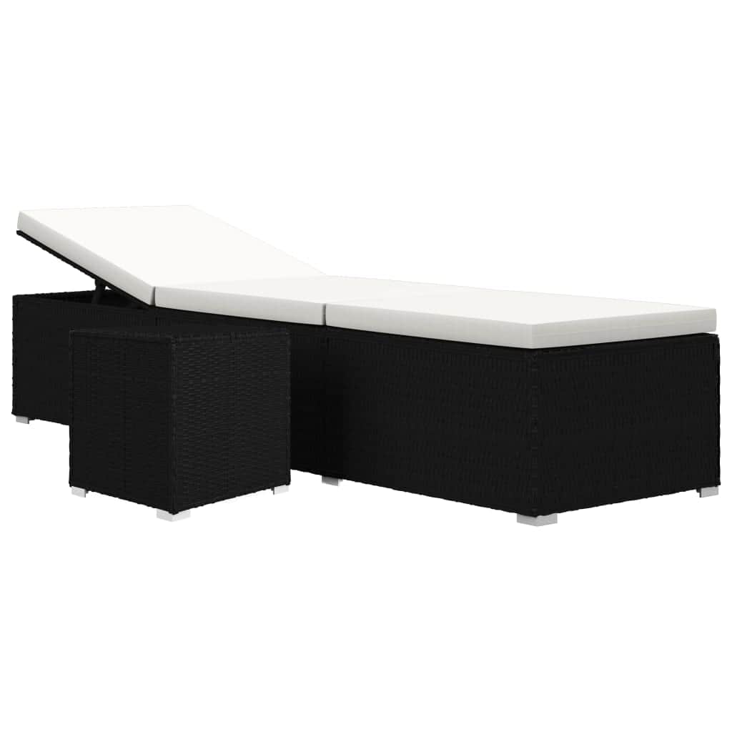 Versatile Sun Lounger with Cushion and Garden Gathering Outdoor Living