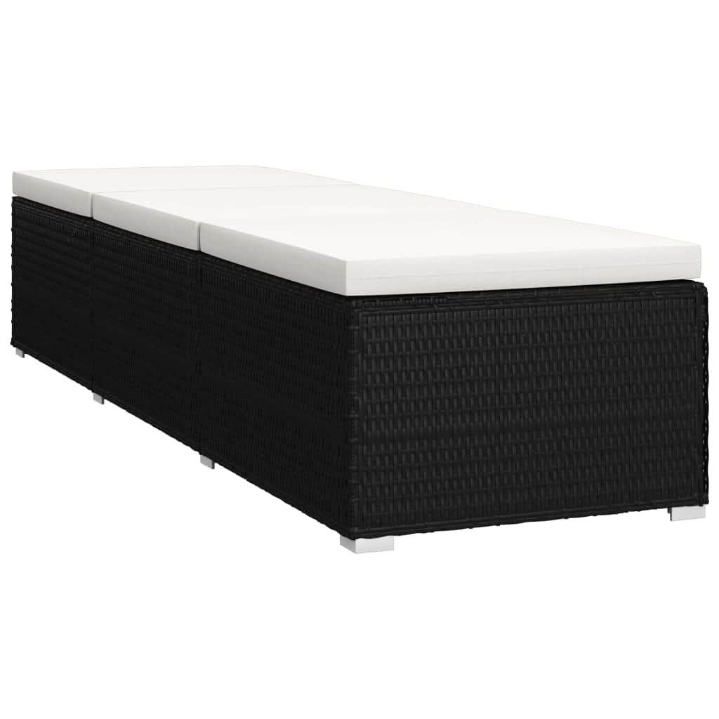 Versatile Sun Lounger with Cushion and Garden Gathering Outdoor Living