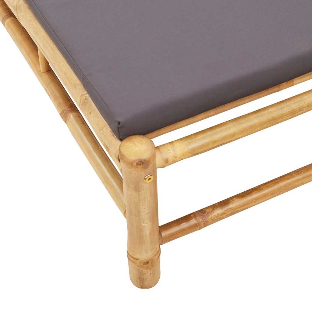 Versatile Sun Lounger with Cushions 55x199x30 Home Use Evening