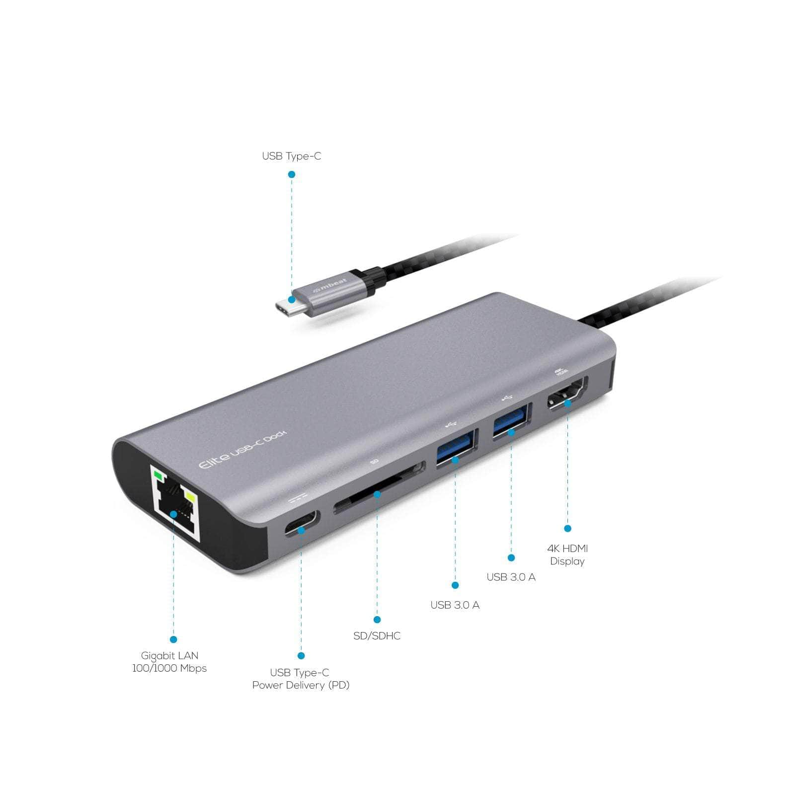 Versatile USB-C Docking Solution: USB Type-C Multifunction Dock