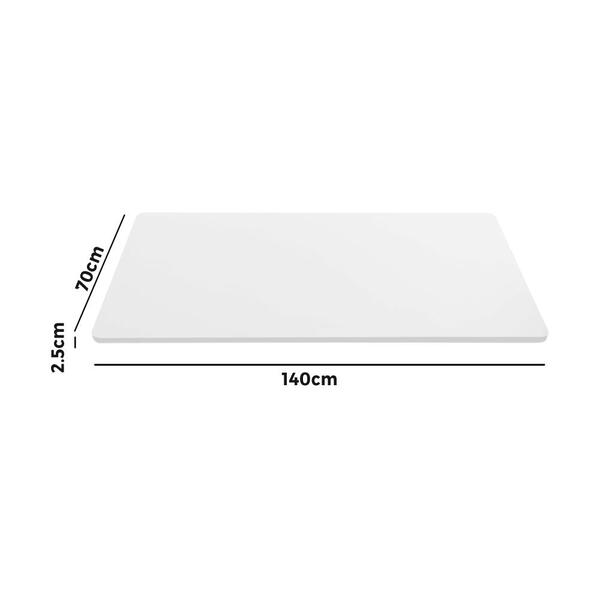 Versatile White Table Top for Office Computer Desks