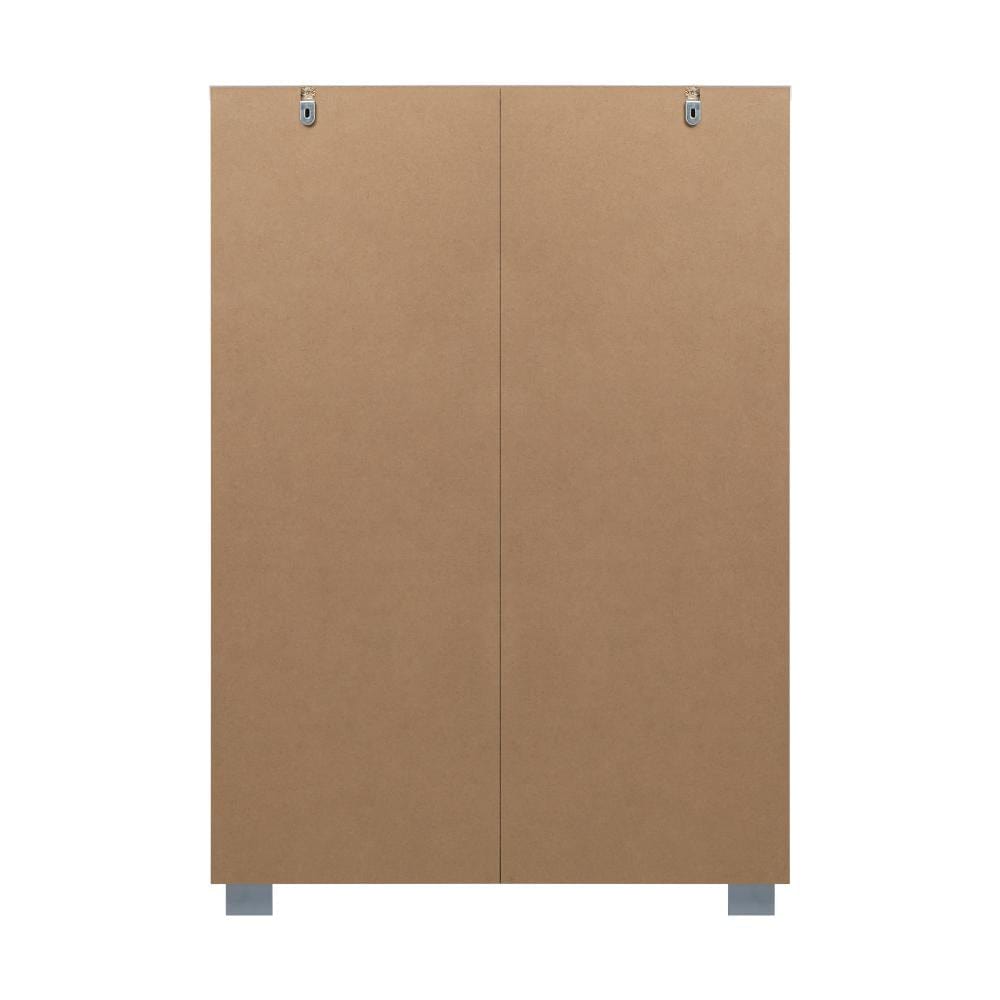 Versatility of the Shoe Cabinet Shoe Rack Footwear Storage-Natural beige\White